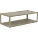Doncaster 55 X 25.5 inch Smoke Grey Coffee Table